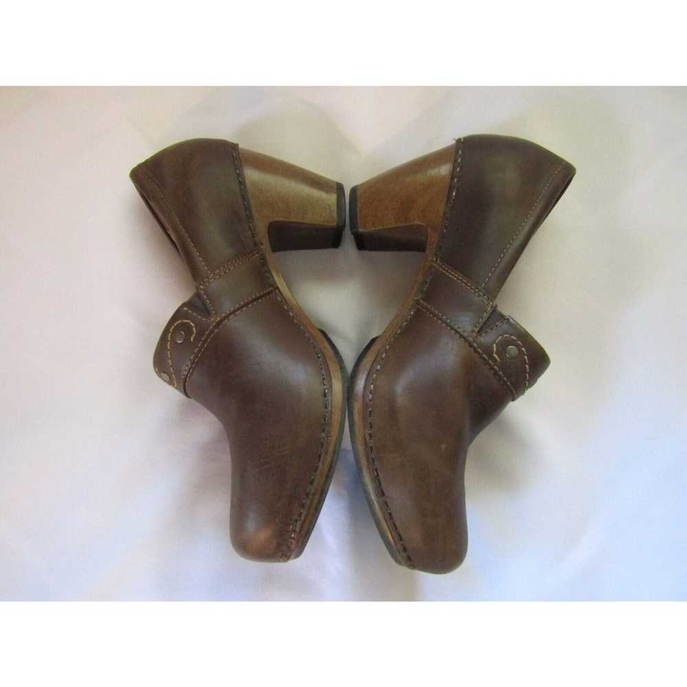 Dansko Clogs Brown Womens sz 7.5/38 Stud Emroider… - image 3