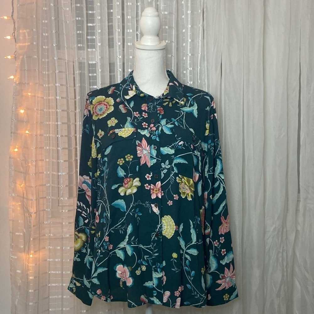 LOFT- Portofino Blouse US Size Large - image 1