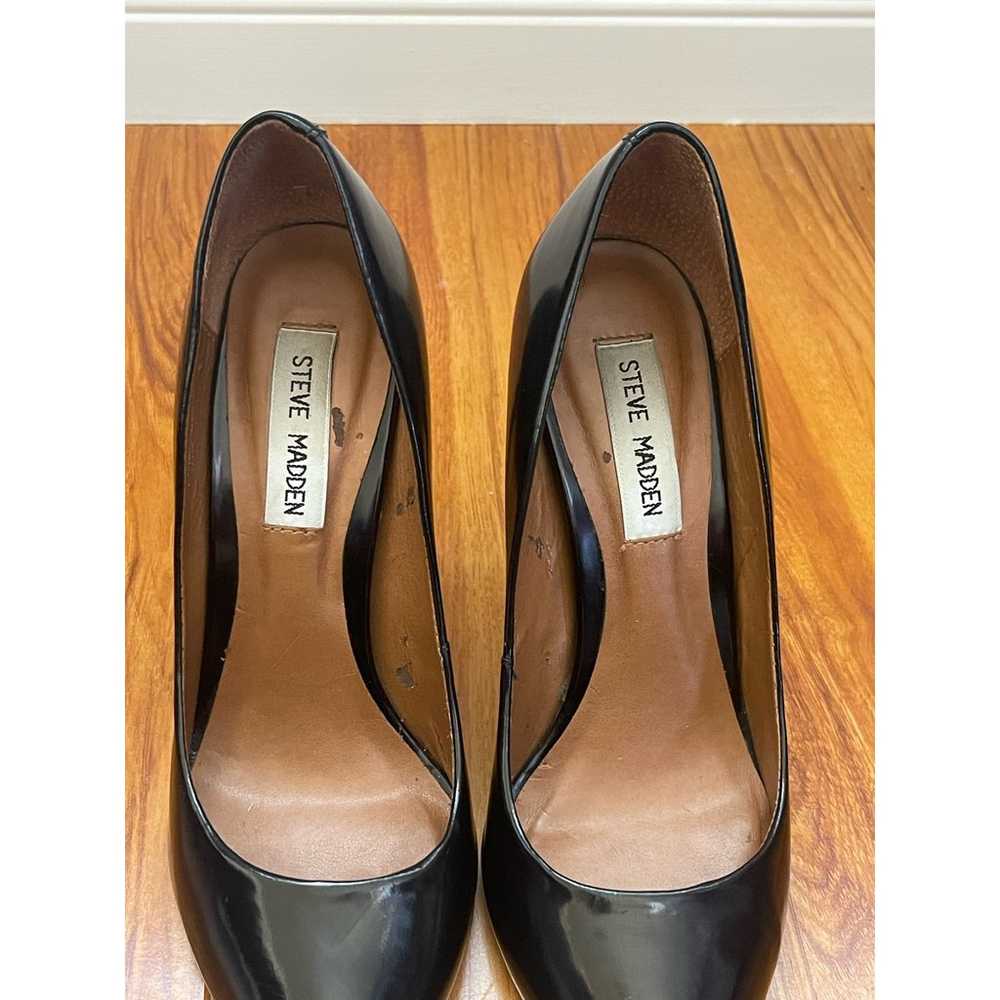 Black Proto Steve Madden Heels Size  7.5 - image 7