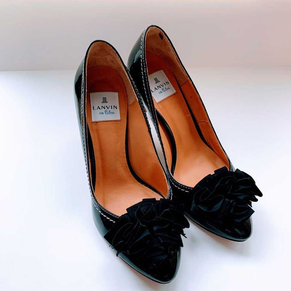 LANVIN en Bleu - Excellent condition enamel pumps… - image 1