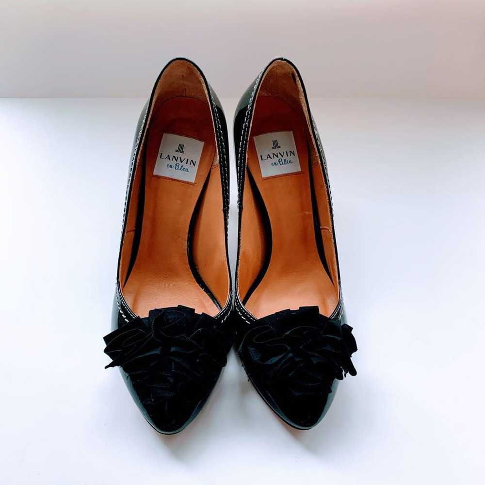 LANVIN en Bleu - Excellent condition enamel pumps… - image 2