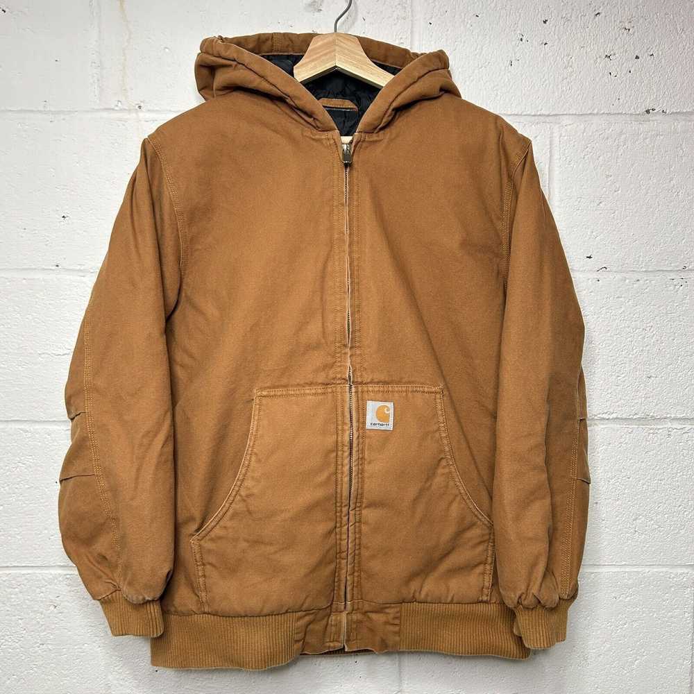 Carhartt Carhartt Canvas Quilt-Lined Jacket “Tan … - image 1