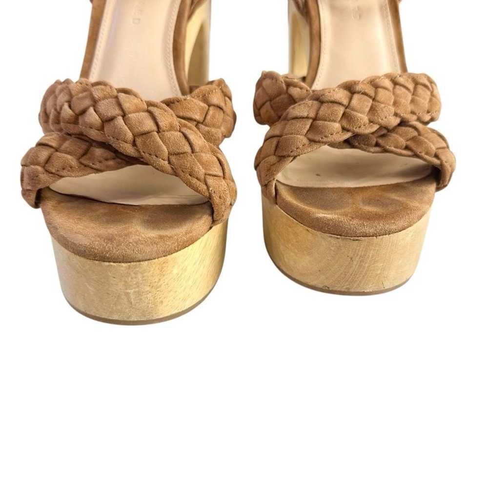 Veronica Beard Gael Suede Braided Ankle-Strap chu… - image 6