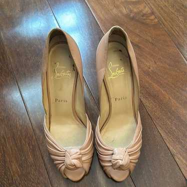 Christian Louboutin leather high heels (sz 37)