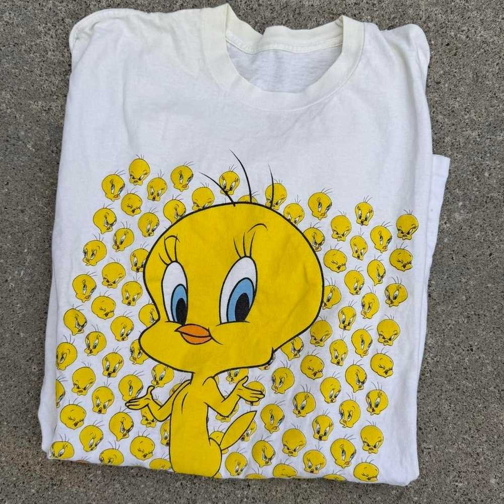 vintage 1990s tweety bird tshirt - image 1