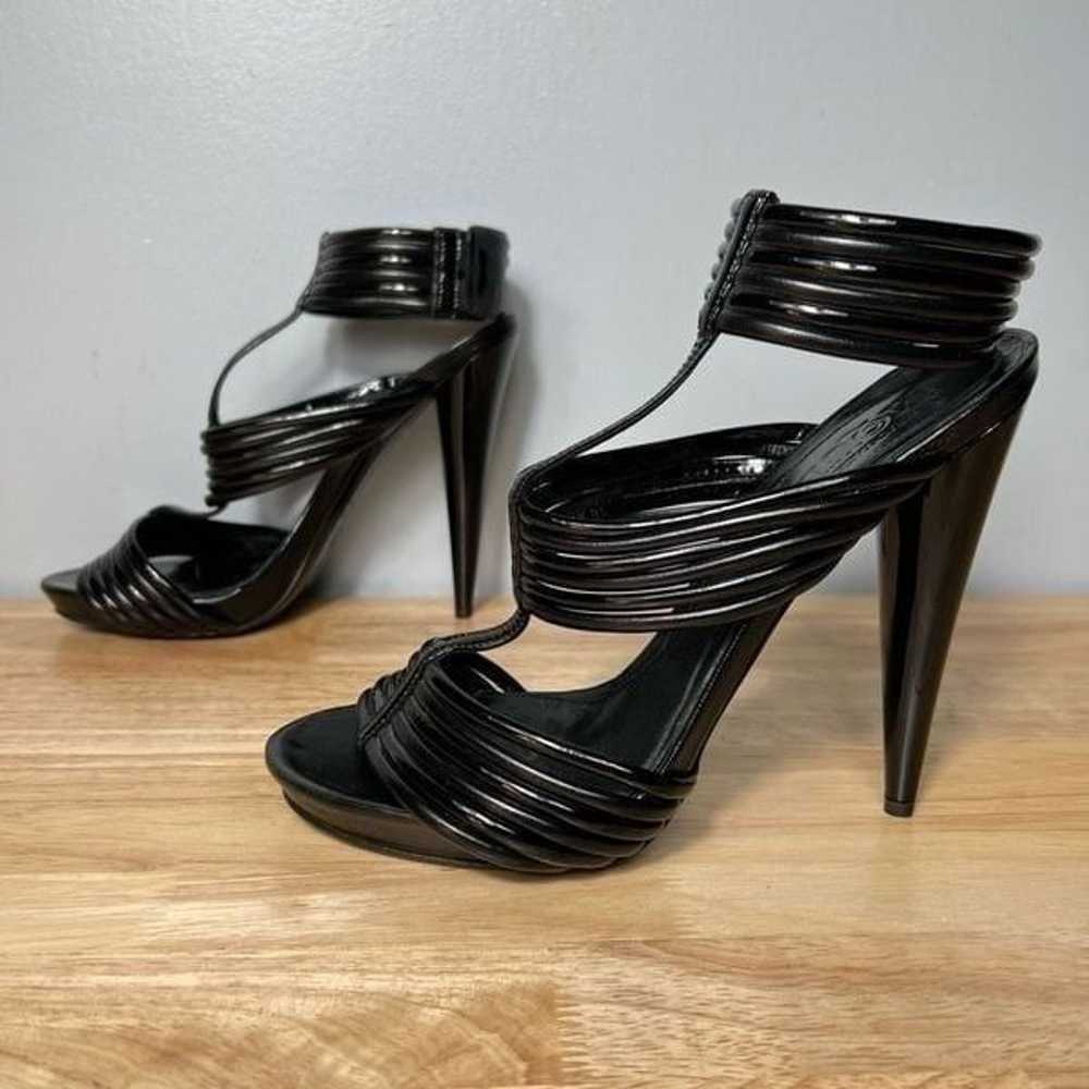 Alexander McQueen, Ankle T- Strap High Heeled Str… - image 4