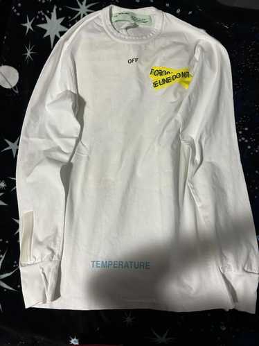 Off-White OFF-WHITE Firetape L/S Tee - image 1