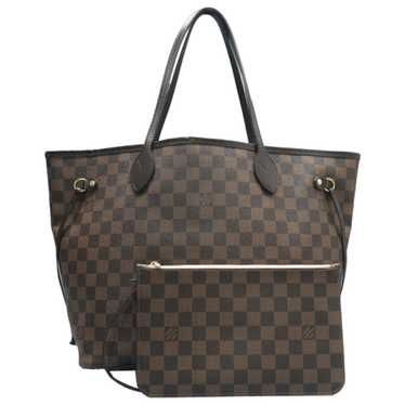 Louis Vuitton Neverfull leather handbag