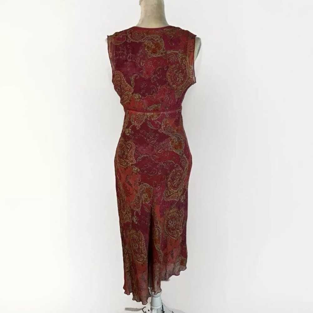 Jacob paisley assymetrical dress Y2K size 5/6 fro… - image 3