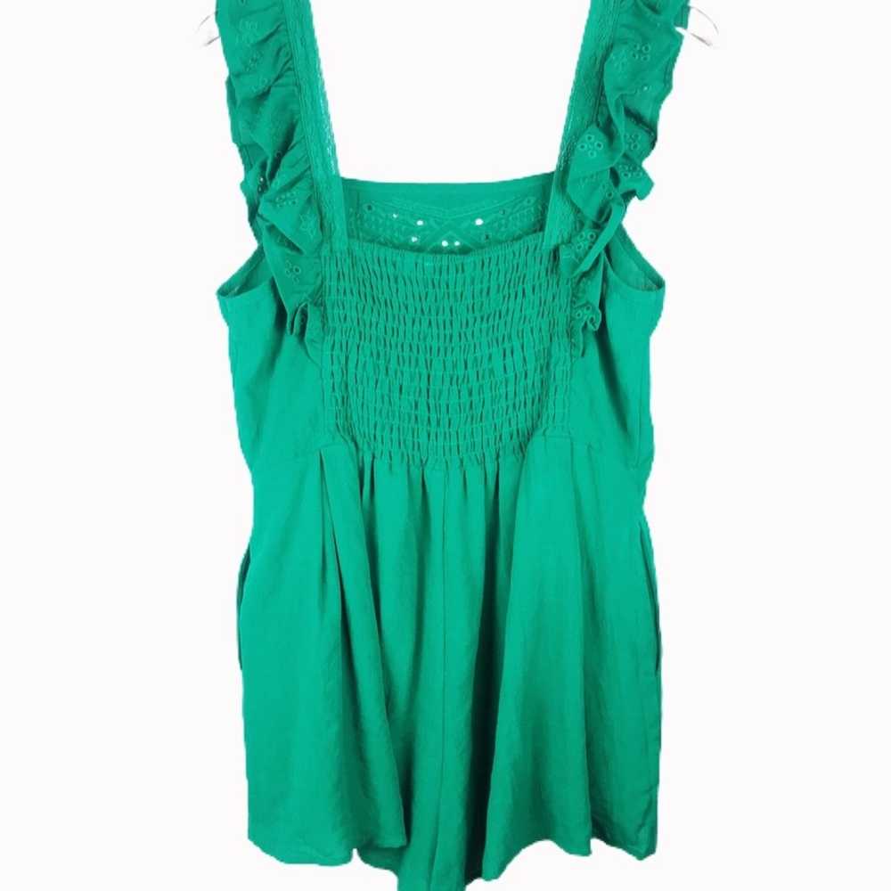 Hummingbird Sleeveless Romper Sz L - image 2