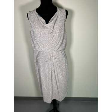 Simply Liliana Silver Sparkly Cocktail Dress Size 