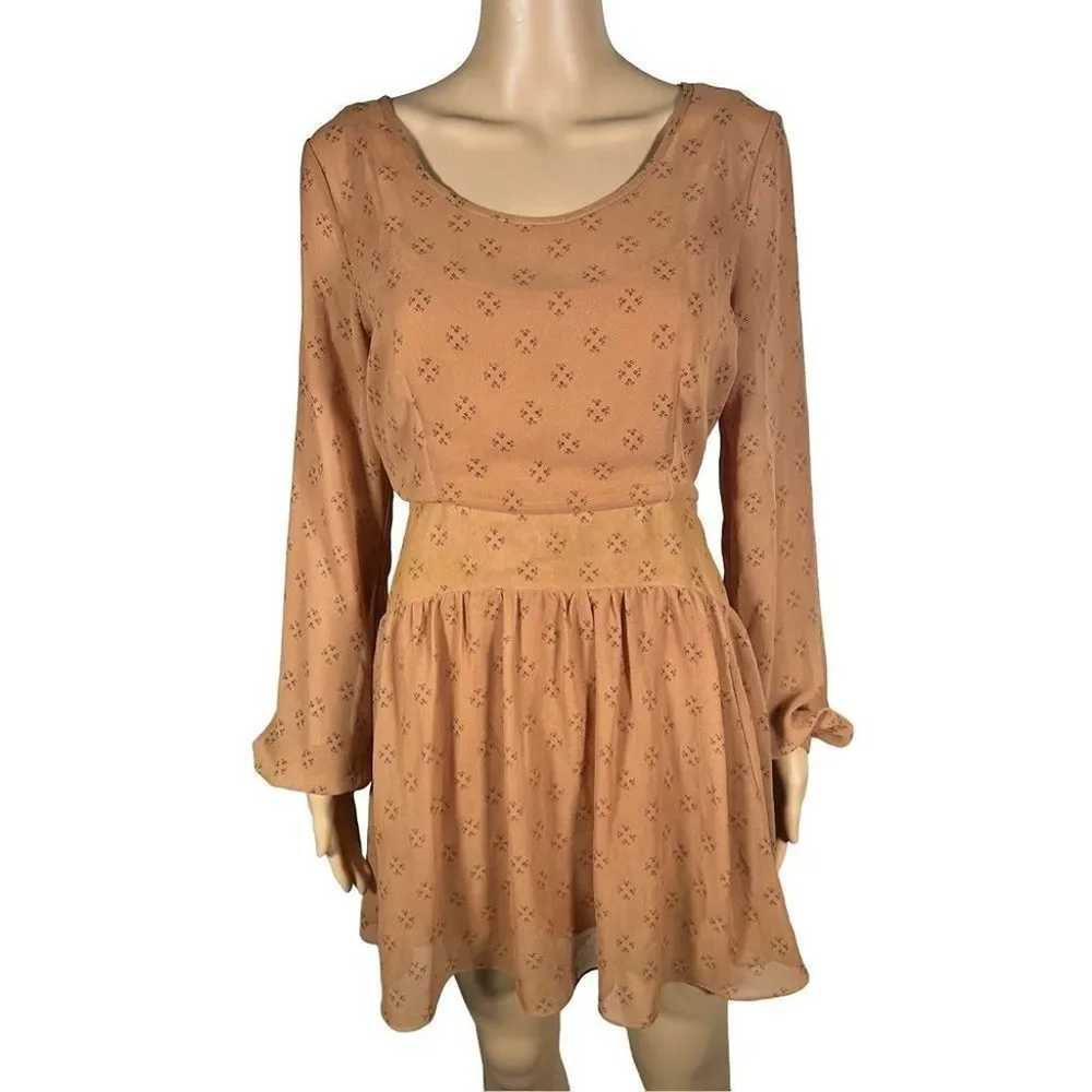 NWOT Free People Women's Baby Dee Chiffon Sheer F… - image 2