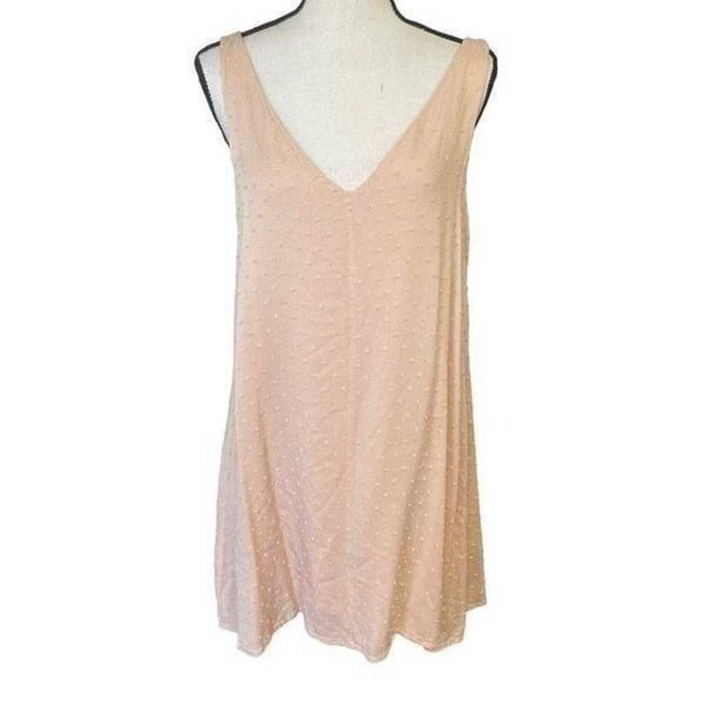 Lulus Blush Pink Swing Dress, Large - image 1