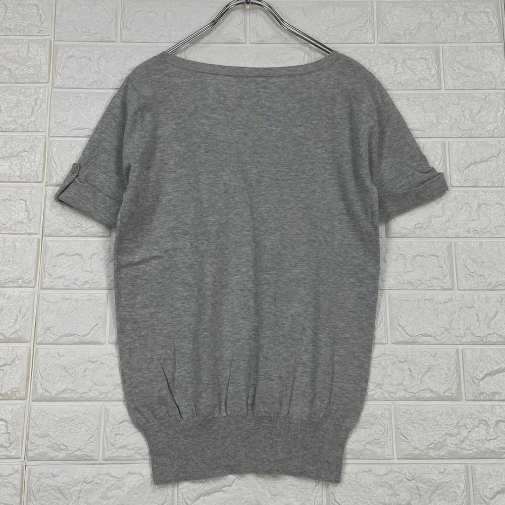 a507【NATURAL BEAUTY BASIC】M Gray Top Knit - image 2