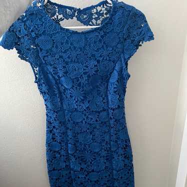 Blue lace Lulus dress