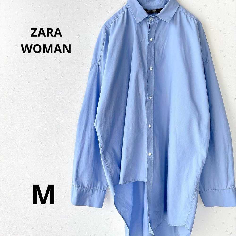 Zara Woman Shirt, Asymmetrical, Deformed, Oversiz… - image 1