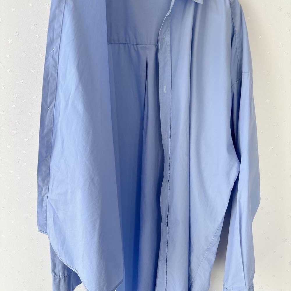 Zara Woman Shirt, Asymmetrical, Deformed, Oversiz… - image 9