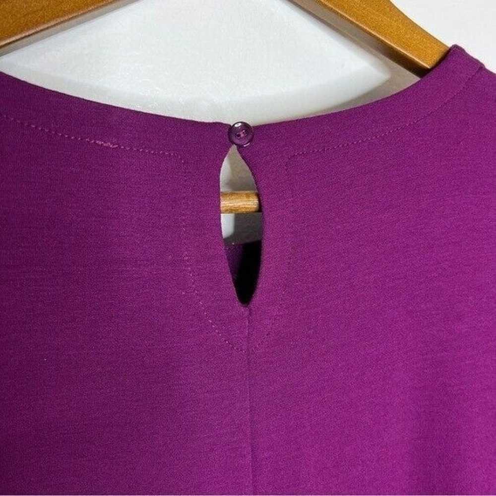 Eileen Fisher Purple Short Sleeve Dress Size Smal… - image 4