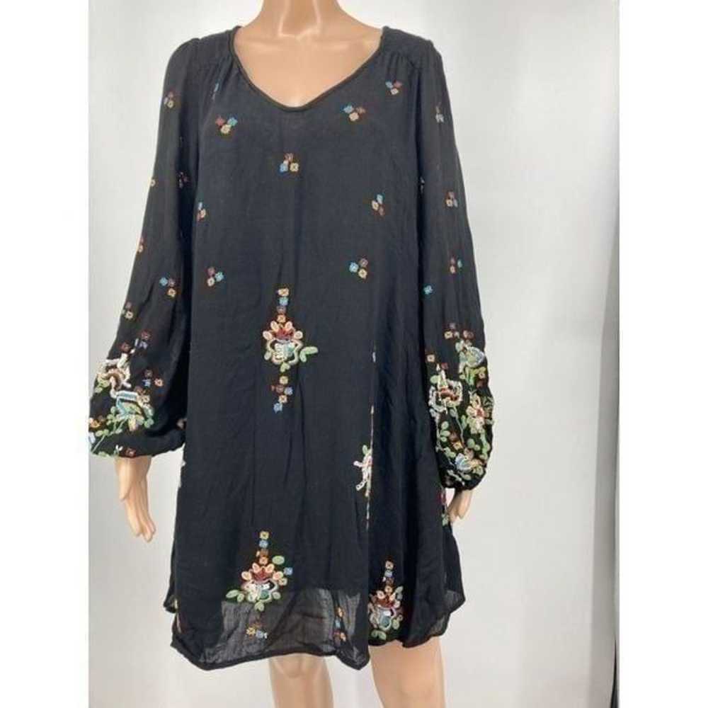 Free People Oxford Floral Embroidered Mini Dress … - image 3