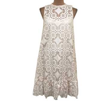 Anthropologie Floreat Manon Lace Shift Midi Dress… - image 1