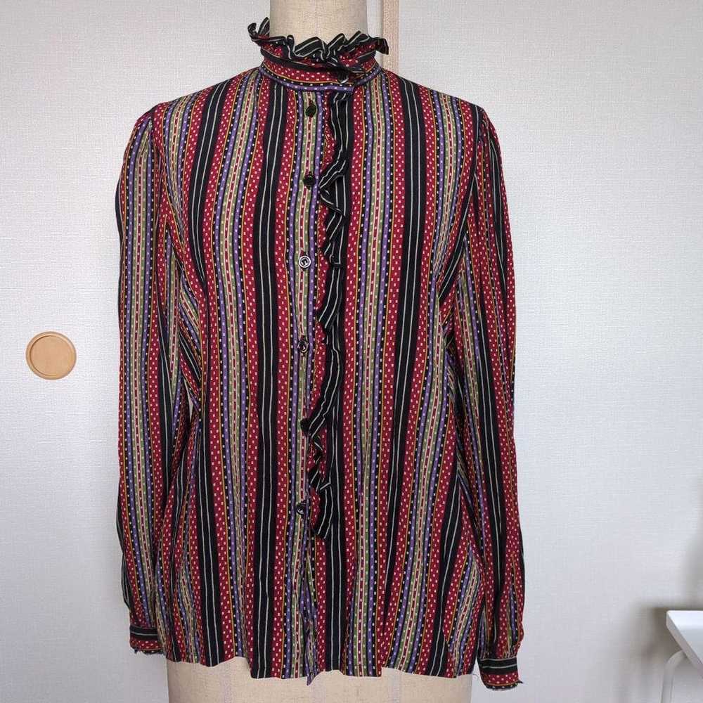 Guy Laroche Long Sleeve Shirt Vintage Made in Fra… - image 2