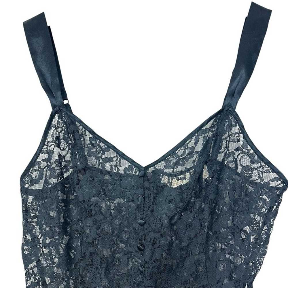 Vintage Gold Label Victoria’s Secret Black Lace S… - image 2