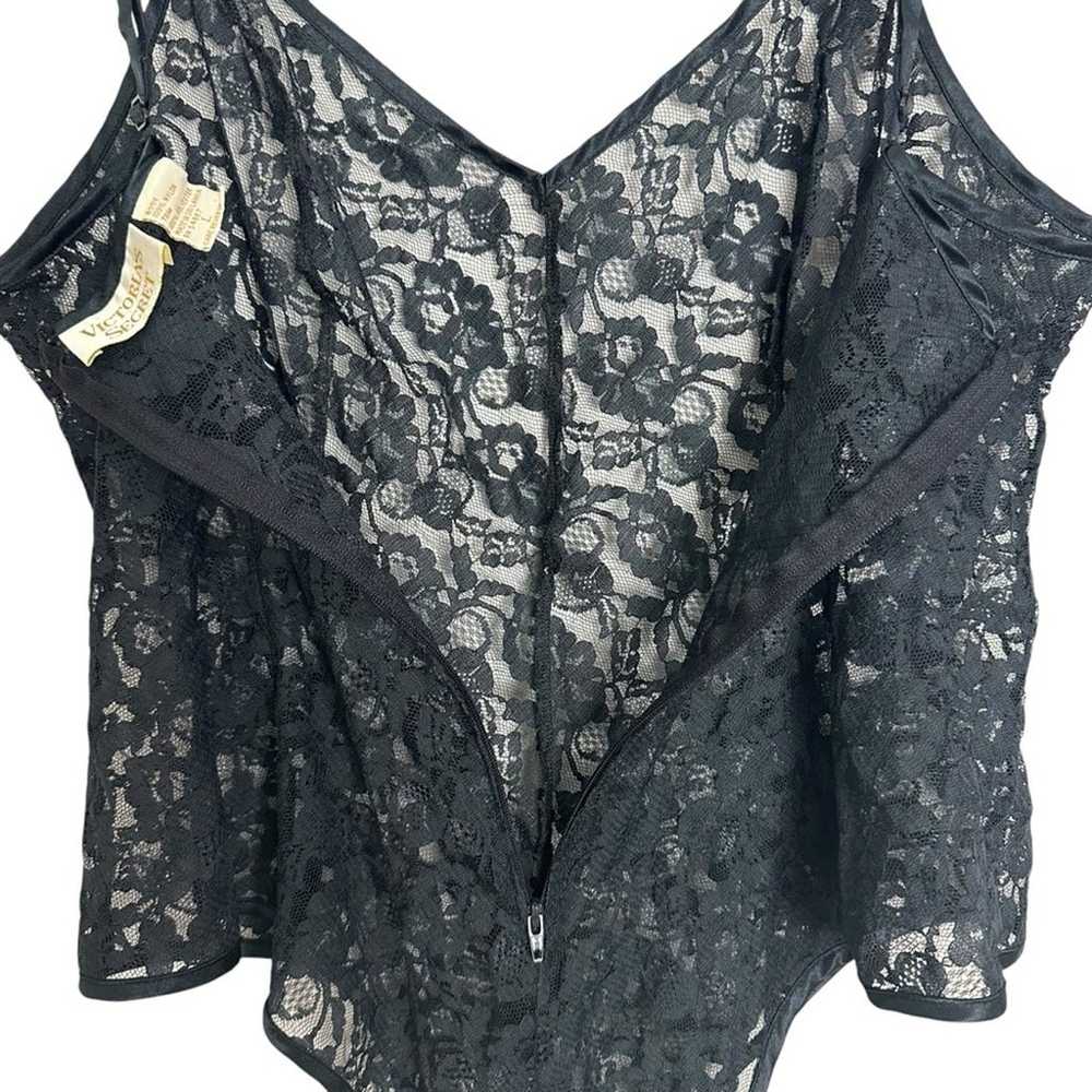 Vintage Gold Label Victoria’s Secret Black Lace S… - image 7