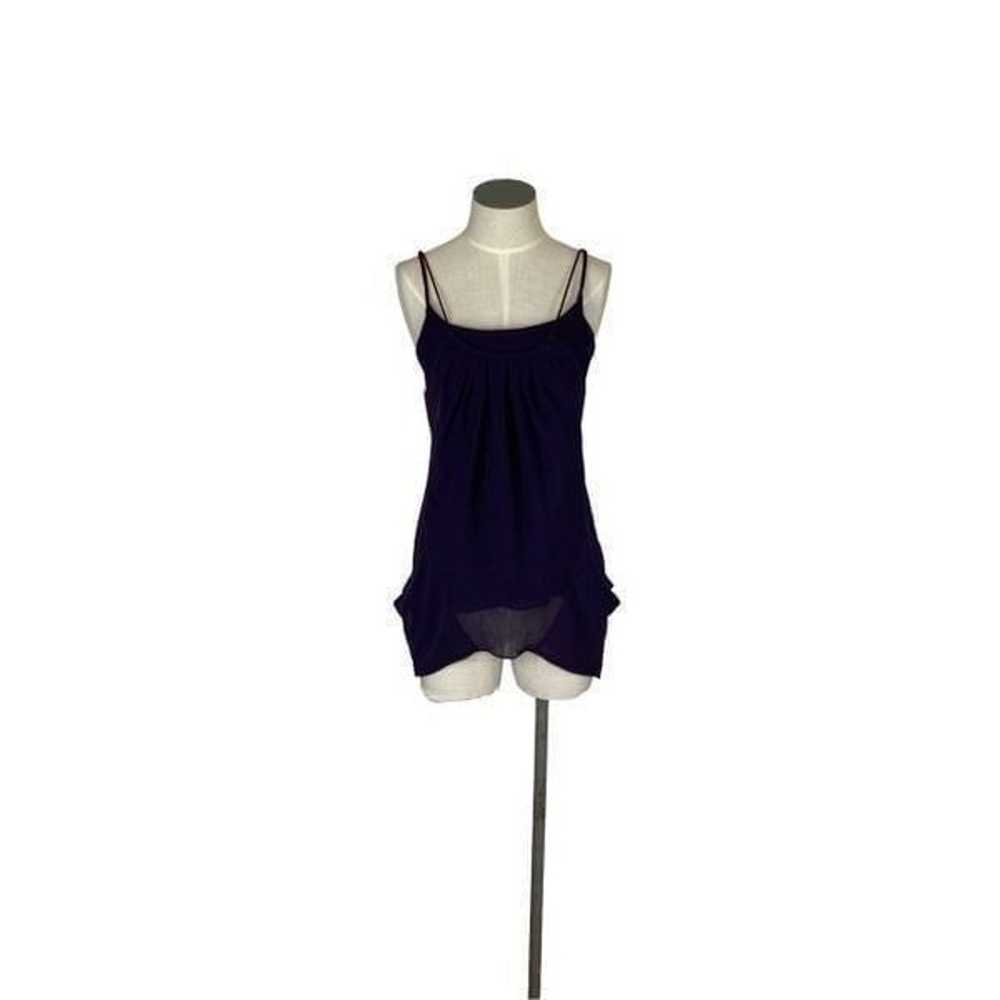 Theyskens Theory XS VTG S Purple Silk Tank Top Y2… - image 11