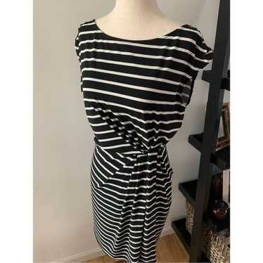 Loft stripped dress size s