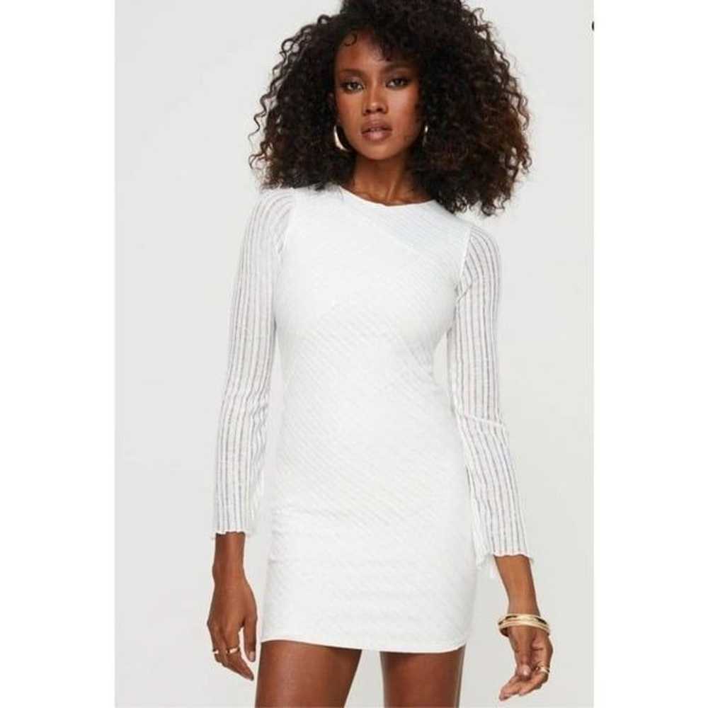 Princess Polly RAISA LONG SLEEVE MINI DRESS WHITE… - image 11