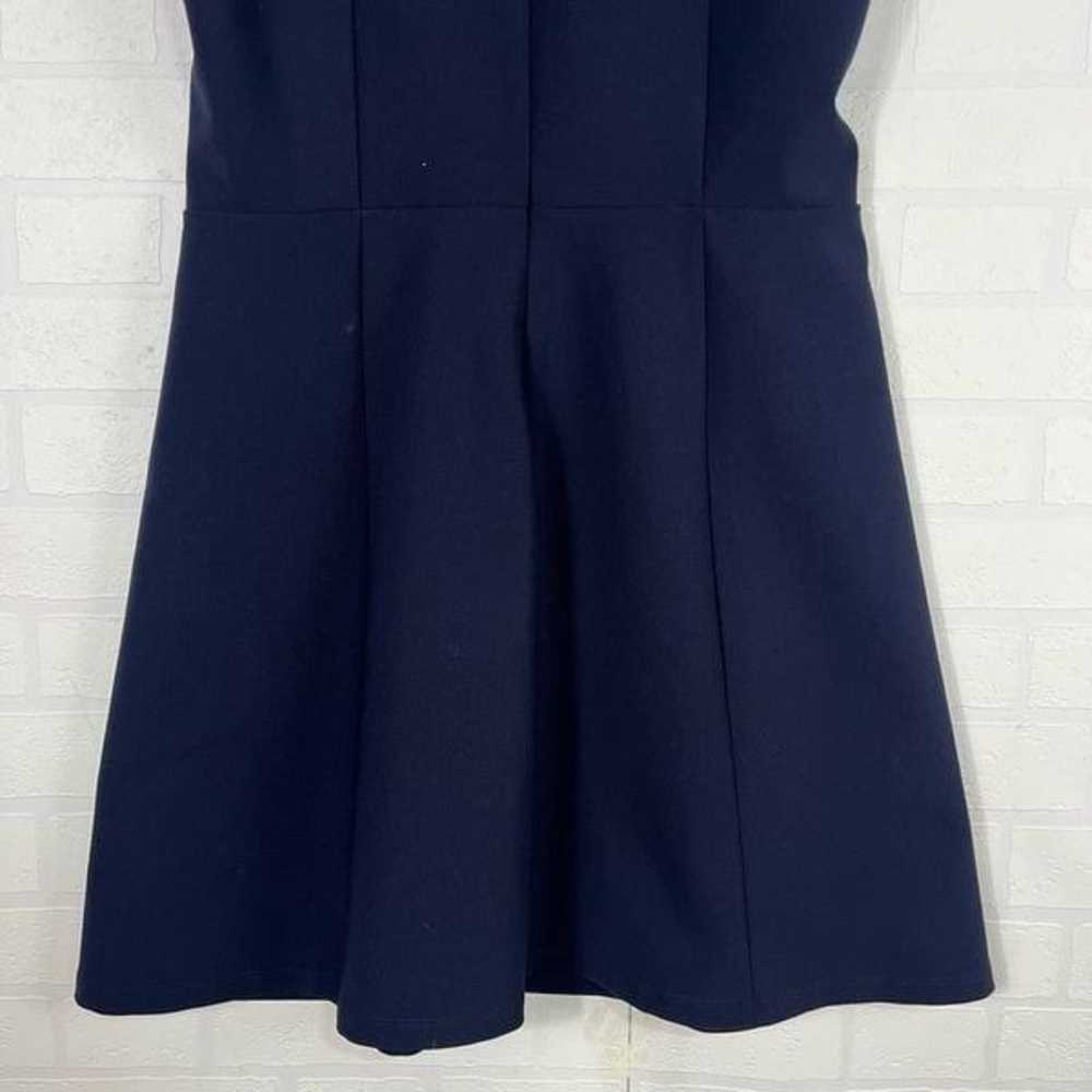 Madewell Womens Fit and Flare Dress size 10 Navy … - image 10