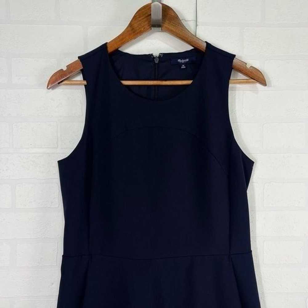 Madewell Womens Fit and Flare Dress size 10 Navy … - image 2