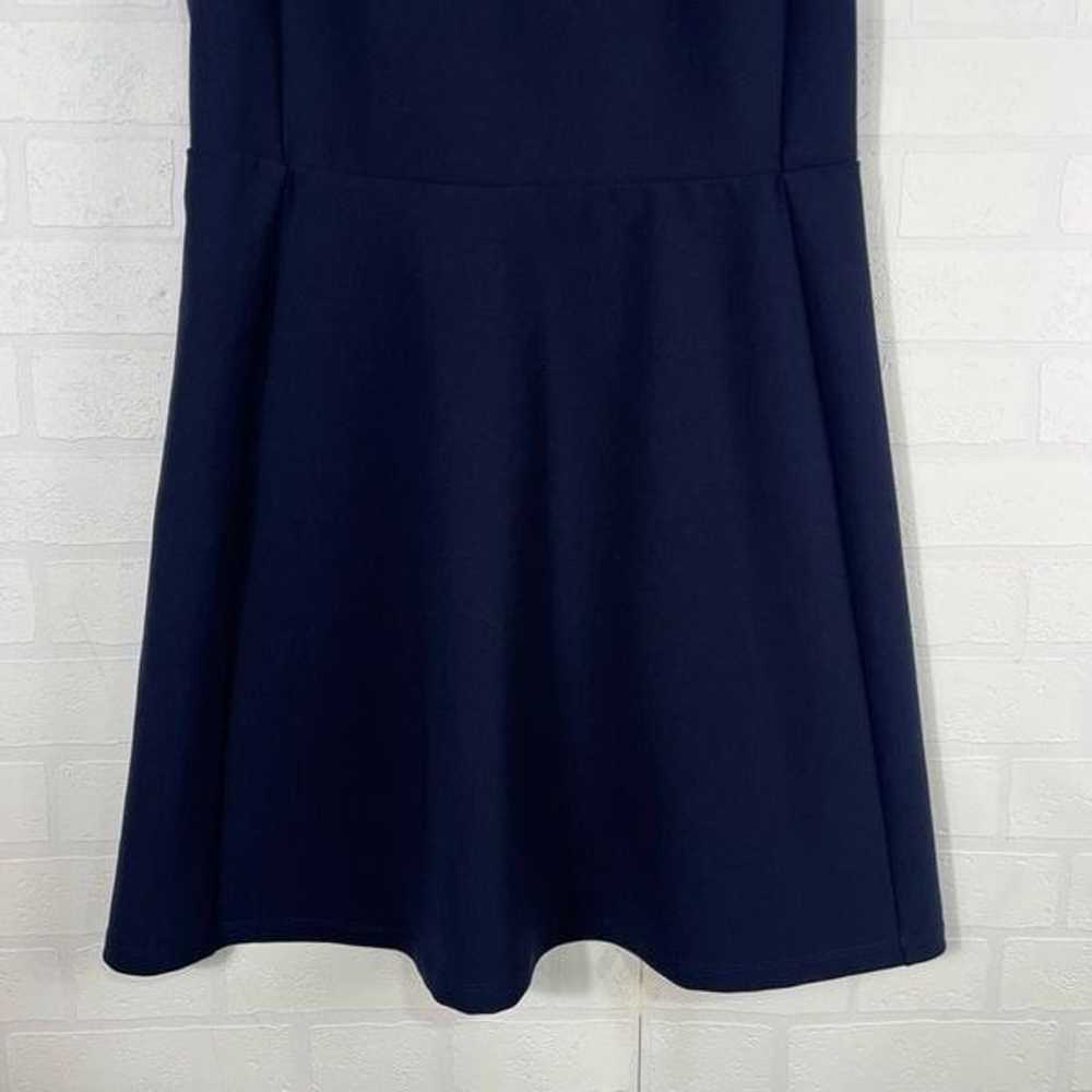 Madewell Womens Fit and Flare Dress size 10 Navy … - image 3