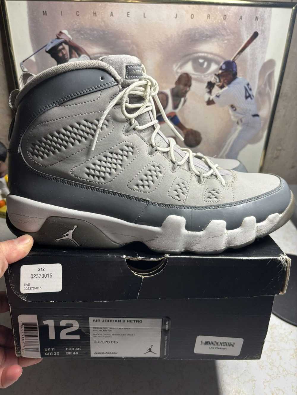 Jordan Brand Air Jordan 9 Retro 2012 Cool Grey 20… - image 1