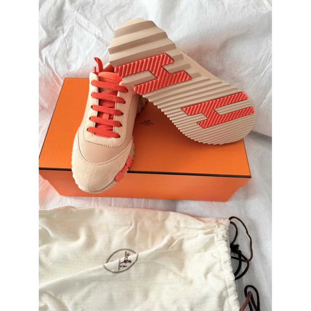 Hermès Bouncing leather trainers - image 5