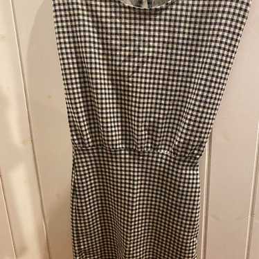 ZARA Gingham Check Sleeveless Mini Dress