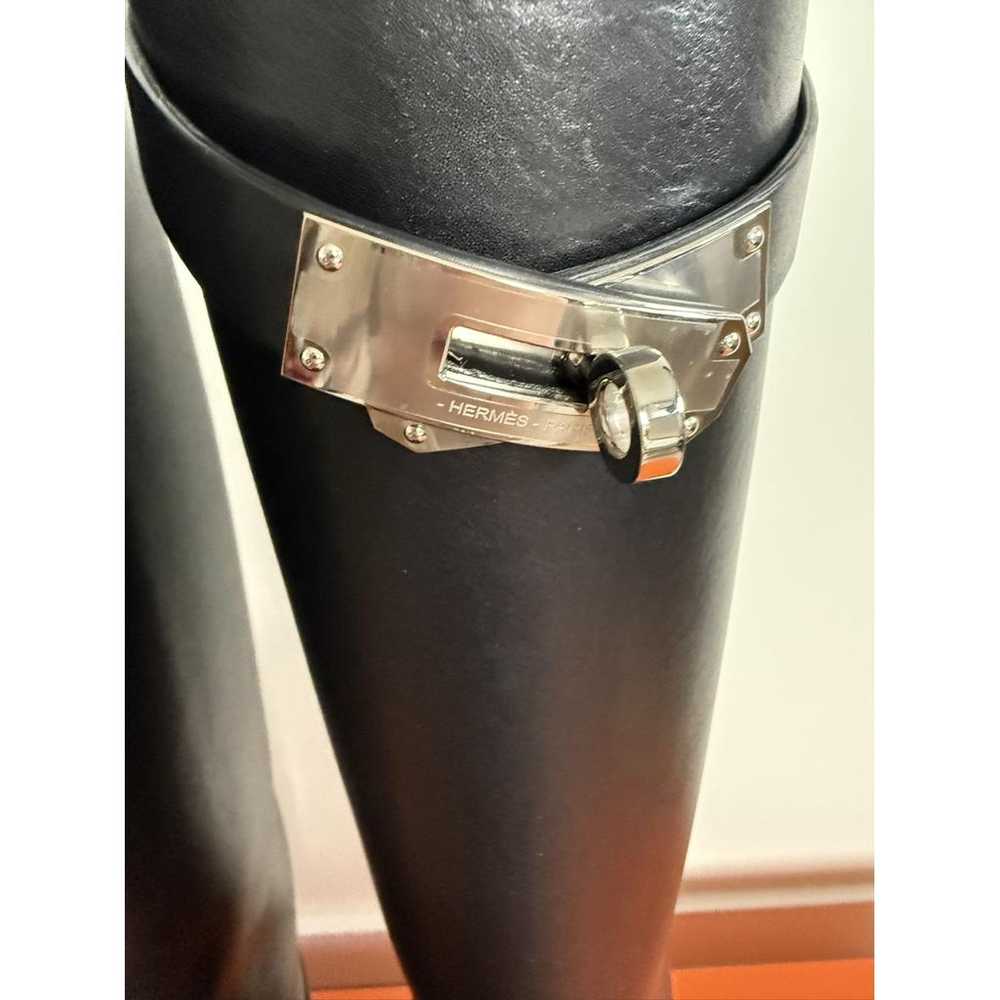 Hermès Jumping leather riding boots - image 7