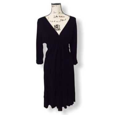 BCBG black v-neck dress