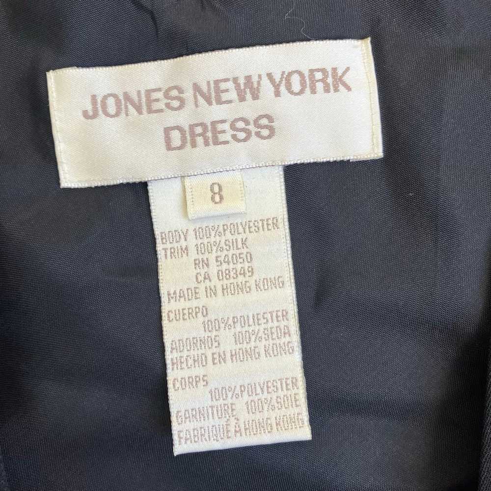 Jones New York Vintage Elegant Black Silk Trim Mi… - image 11