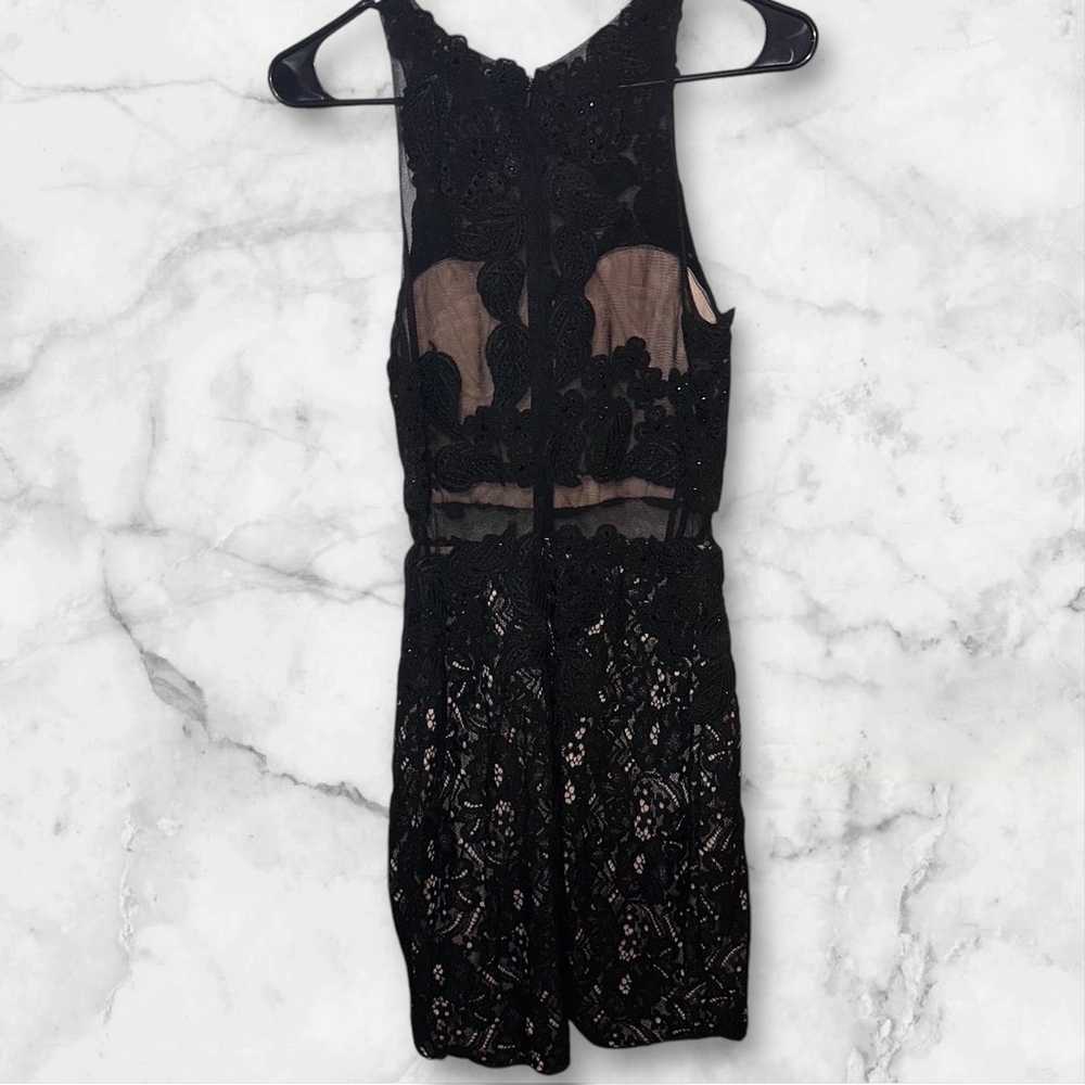 Let’s Black Lace Cocktail Dress - image 2