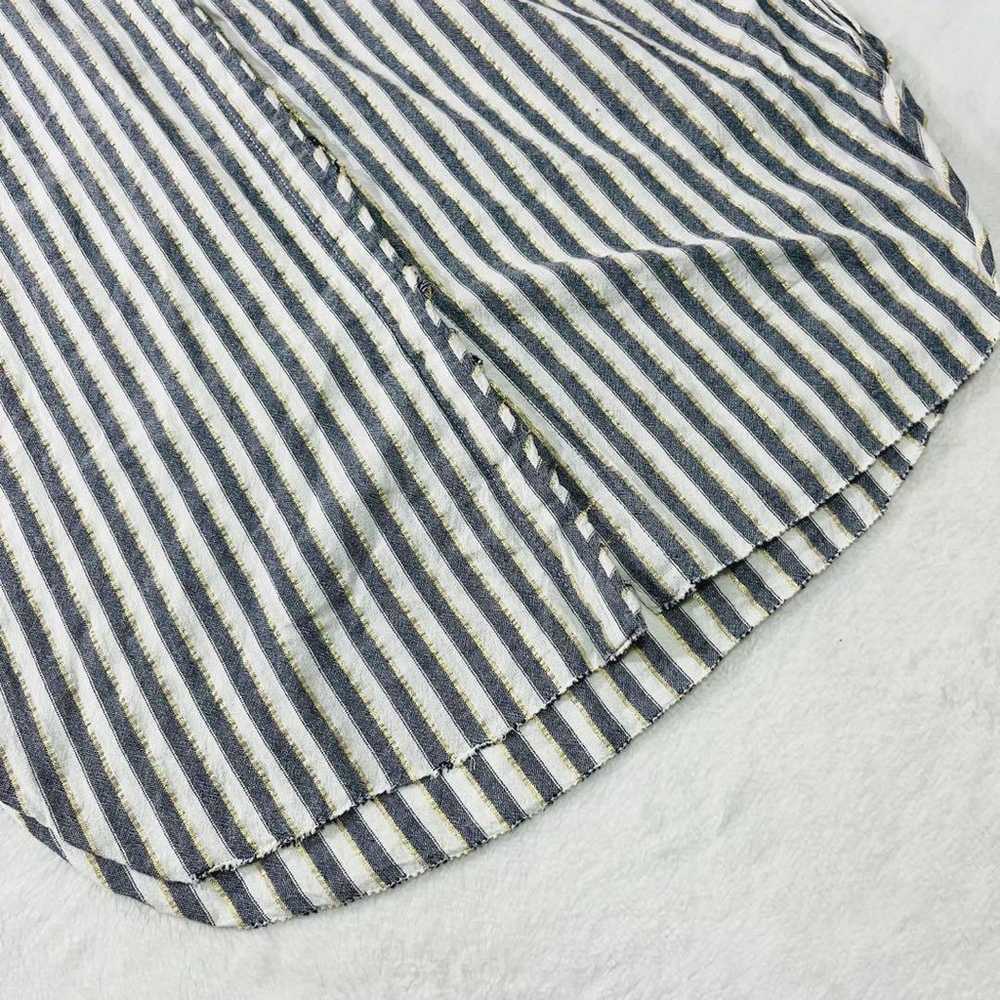 Beautiful item: Zara unlined stripe cotton no-col… - image 11