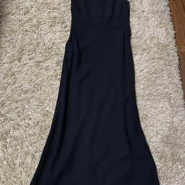 Black long dress, sleeveless. - image 1