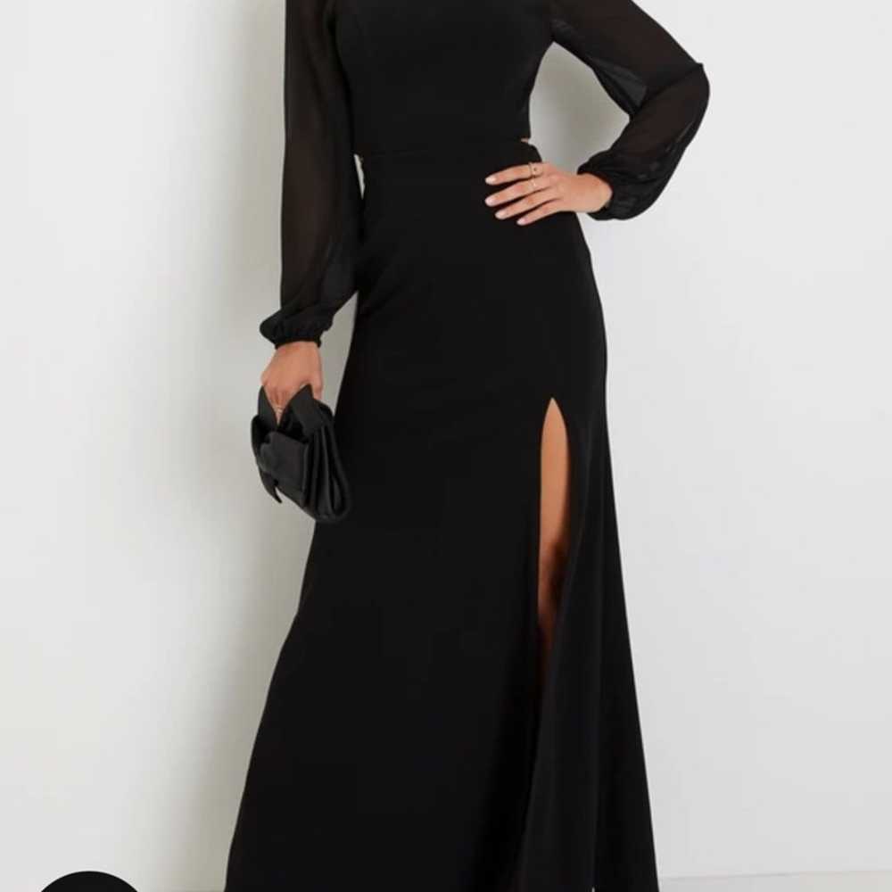 Black Cut out maxi/formal dress - image 1