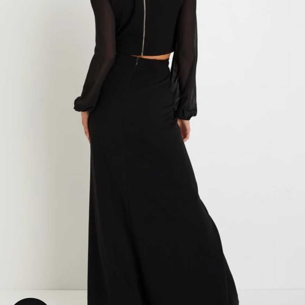 Black Cut out maxi/formal dress - image 3