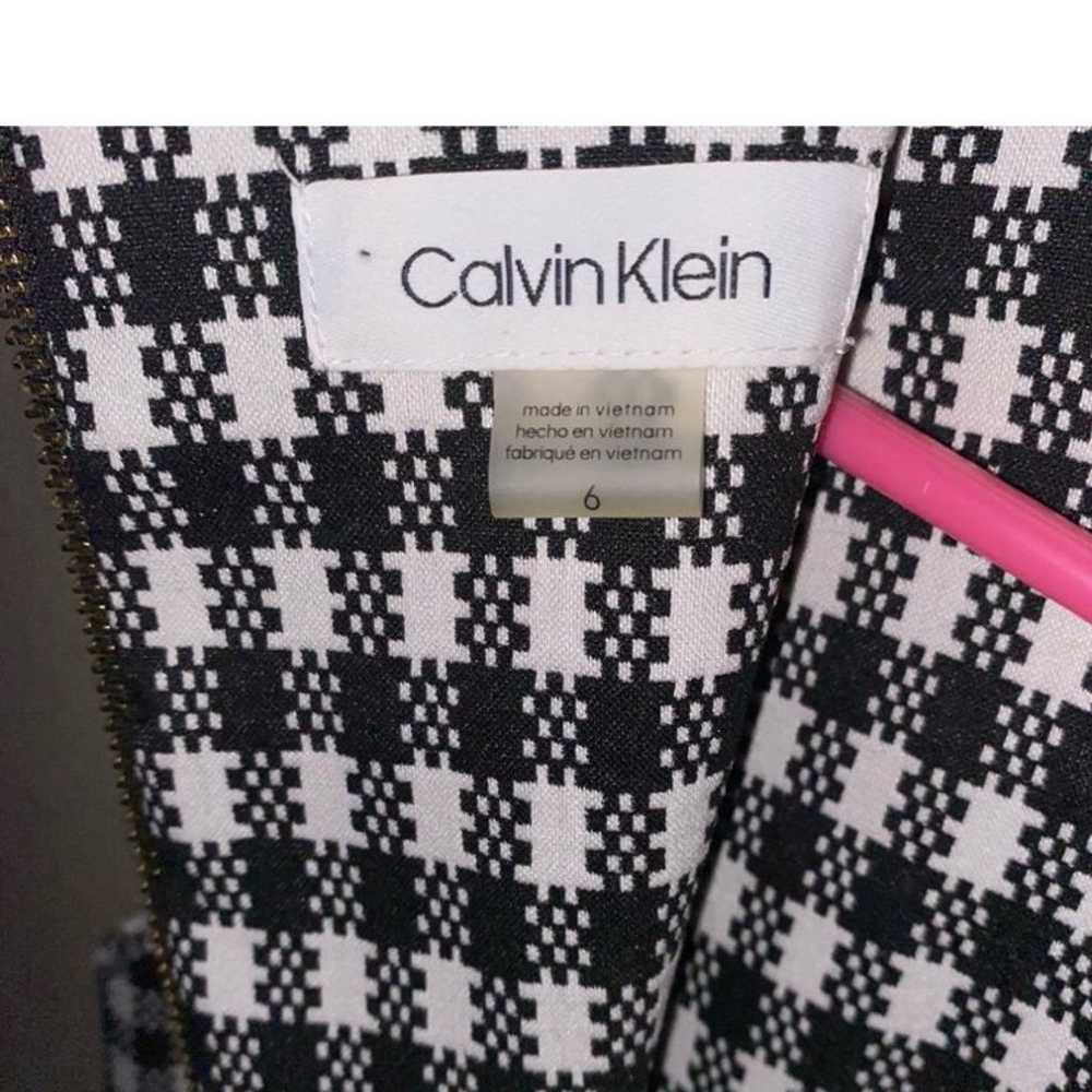 EUC-Calvin Klein Black & white pattern work, pers… - image 3