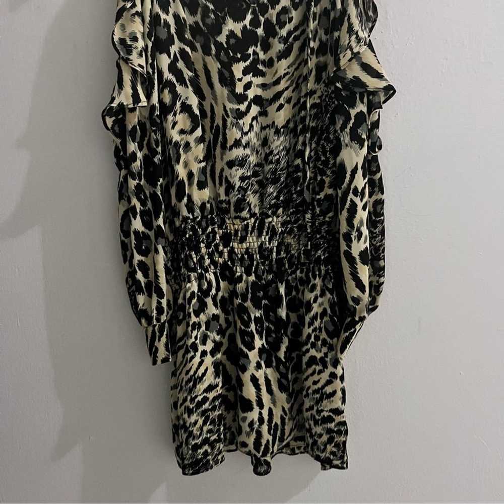 Parker New York Animal Print Cold Shoulder Mini D… - image 5