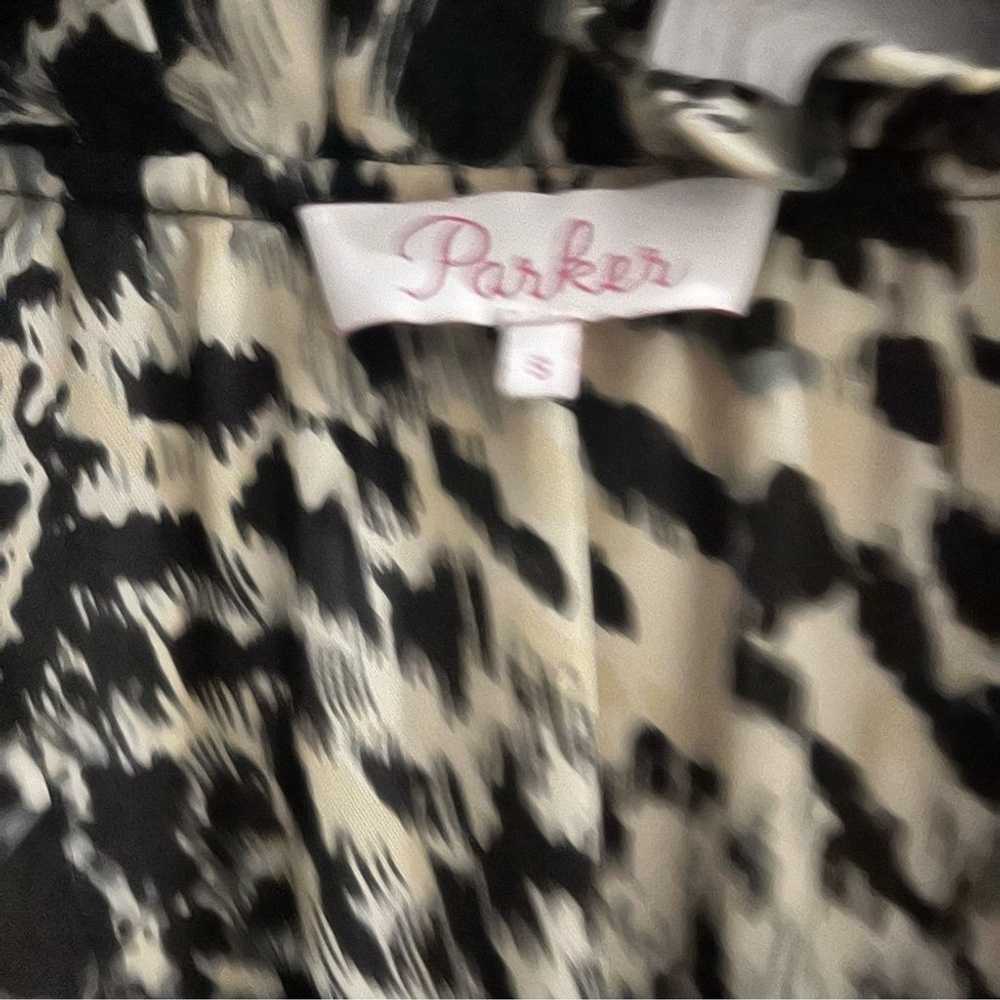 Parker New York Animal Print Cold Shoulder Mini D… - image 7