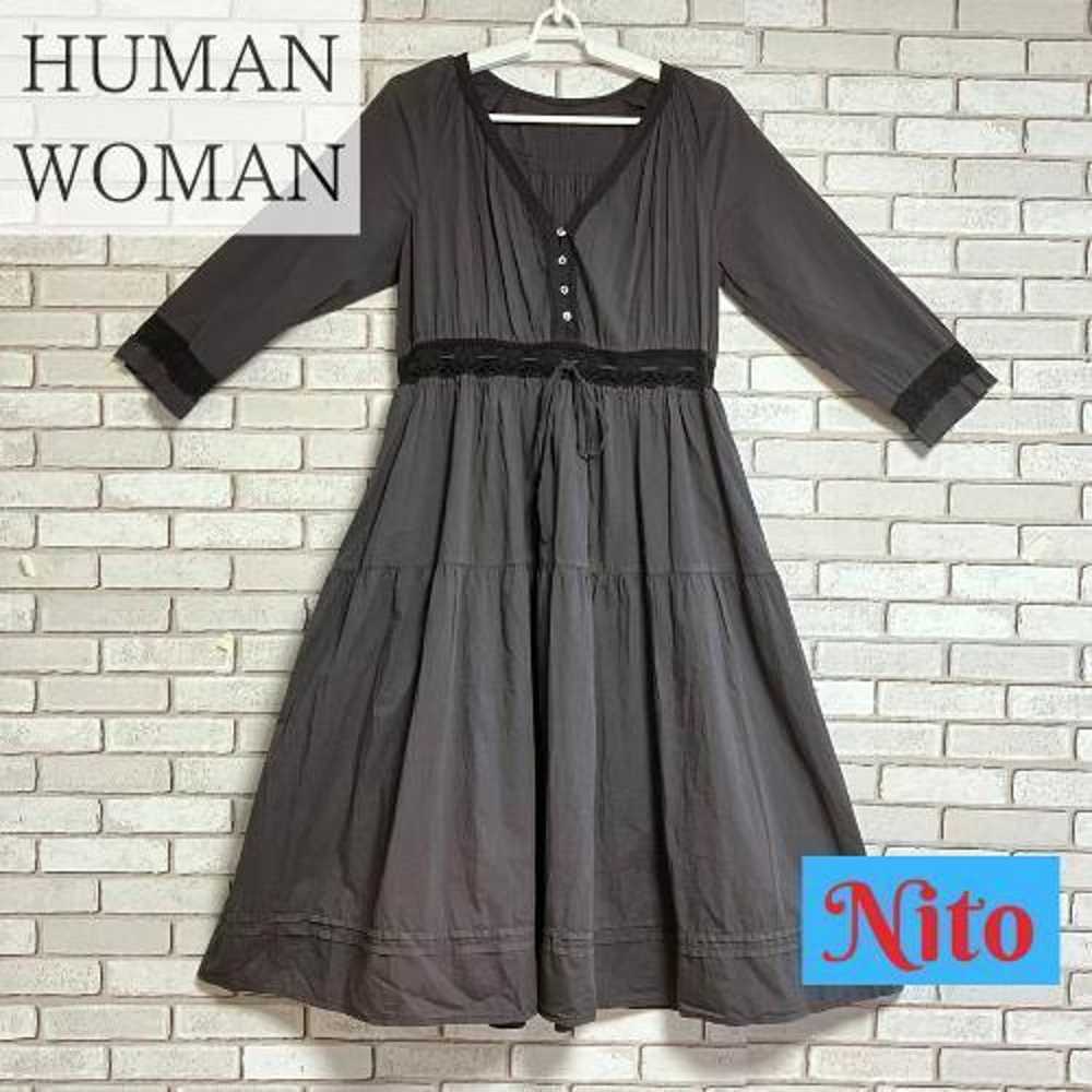 Good Product: Human Woman Dress, Size M, Flared, … - image 1