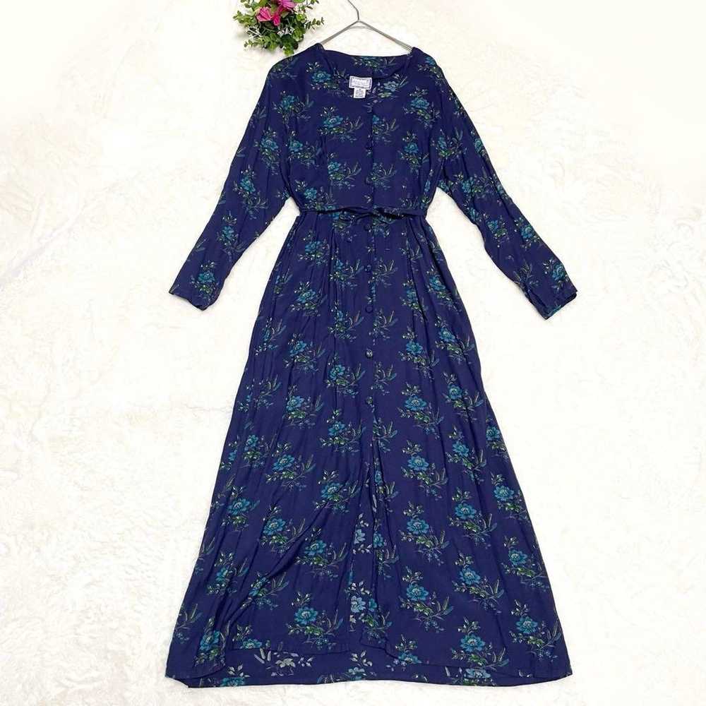 Aprie Cornell Floral Long Dress with Long Sleeves… - image 1