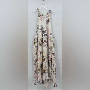 Free People - Anita Ivory Multi Print Maxi Dress … - image 1